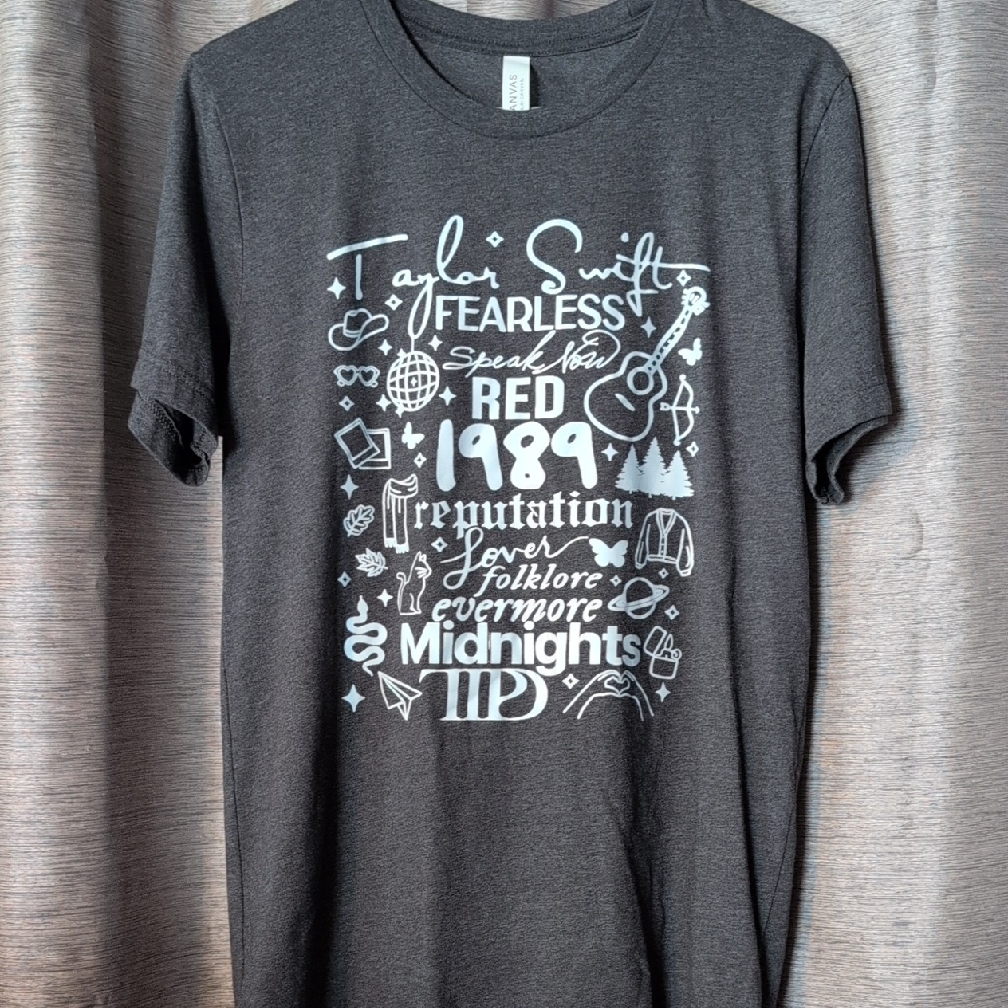 Bella Canvas Dark Gray Graphic Tee